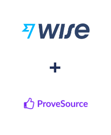 Integração de Wise e ProveSource