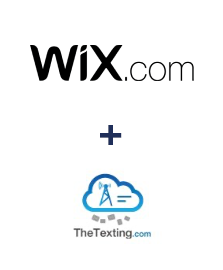 Integração de Wix e TheTexting