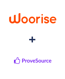 Integração de Woorise e ProveSource