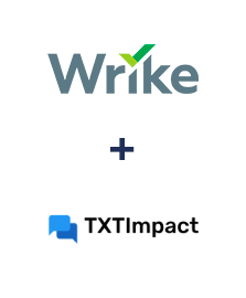 Integração de Wrike e TXTImpact