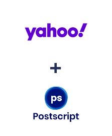 Integração de Yahoo! e Postscript