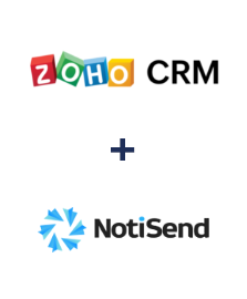 Integração de ZOHO CRM e NotiSend Integração de ZOHO CRM e NotiSend