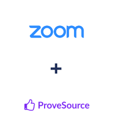 Integração de Zoom e ProveSource