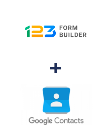 Интеграция 123FormBuilder и Google Contacts