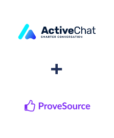 Интеграция ActiveChat и ProveSource