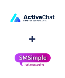 Интеграция ActiveChat и SMSimple Интеграция ActiveChat и SMSimple
