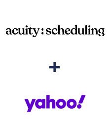 Интеграция Acuity Scheduling и Yahoo!