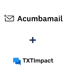 Интеграция Acumbamail и TXTImpact