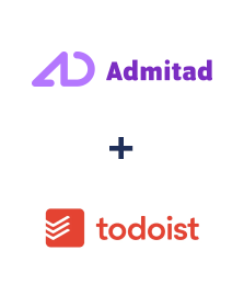 Интеграция Admitad и Todoist