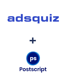 Интеграция ADSQuiz и Postscript