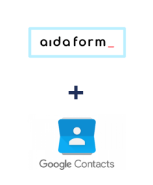Интеграция AidaForm и Google Contacts