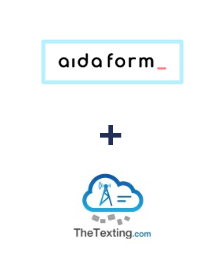 Интеграция AidaForm и TheTexting