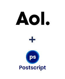 Интеграция AOL и Postscript