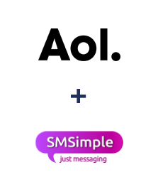 Интеграция AOL и SMSimple Интеграция AOL и SMSimple