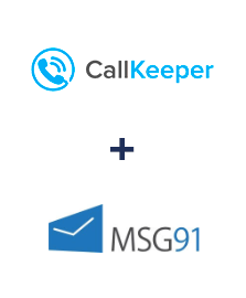 Интеграция CallKeeper и MSG91 Интеграция CallKeeper и MSG91