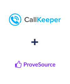 Интеграция CallKeeper и ProveSource Интеграция CallKeeper и ProveSource