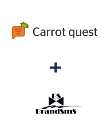 Интеграция Carrot quest и BrandSMS 