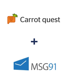 Интеграция Carrot quest и MSG91 Интеграция Carrot quest и MSG91