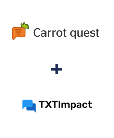 Интеграция Carrot quest и TXTImpact Интеграция Carrot quest и TXTImpact