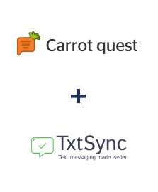 Интеграция Carrot quest и TxtSync