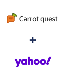Интеграция Carrot quest и Yahoo! Интеграция Carrot quest и Yahoo!