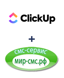 Интеграция ClickUp и Мир-смс.рф Интеграция ClickUp и Мир-смс.рф