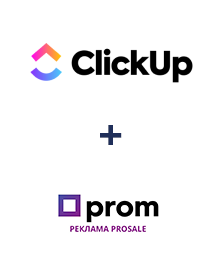 Интеграция ClickUp и Prom