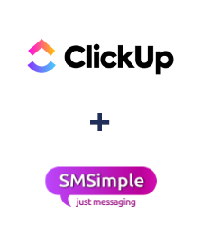 Интеграция ClickUp и SMSimple Интеграция ClickUp и SMSimple