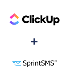 Интеграция ClickUp и SprintSMS