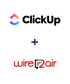 Интеграция ClickUp и Wire2Air