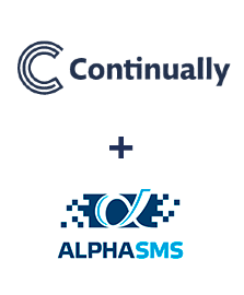 Интеграция Continually и AlphaSMS