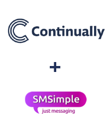 Интеграция Continually и SMSimple Интеграция Continually и SMSimple