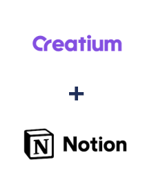 Интеграция Creatium и Notion Интеграция Creatium и Notion