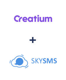 Интеграция Creatium и SkySMS Интеграция Creatium и SkySMS