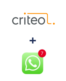 Интеграция Criteo и WHATSAPP (через сервис AceBot)