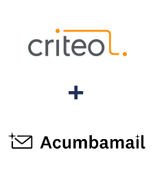 Интеграция Criteo и Acumbamail