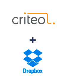Интеграция Criteo и Dropbox