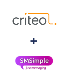 Интеграция Criteo и SMSimple Интеграция Criteo и SMSimple