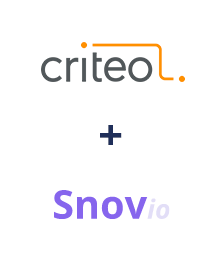 Интеграция Criteo и Snovio
