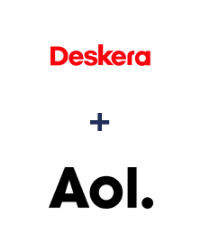 Интеграция Deskera CRM и AOL