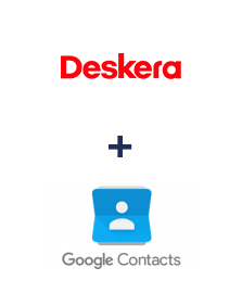 Интеграция Deskera CRM и Google Contacts