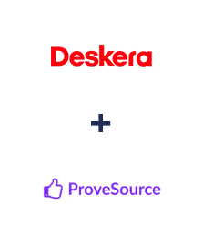 Интеграция Deskera CRM и ProveSource