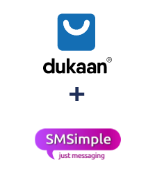Интеграция Dukaan и SMSimple Интеграция Dukaan и SMSimple