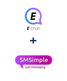 Интеграция E-chat и SMSimple Интеграция E-chat и SMSimple