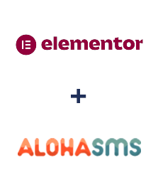 Интеграция Elementor и AlohaSMS Интеграция Elementor и AlohaSMS