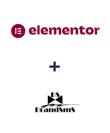 Интеграция Elementor и BrandSMS 