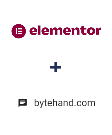 Интеграция Elementor и BYTEHAND Интеграция Elementor и BYTEHAND