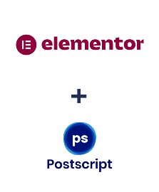 Интеграция Elementor и Postscript