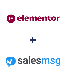 Интеграция Elementor и Salesmsg