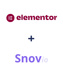 Интеграция Elementor и Snovio